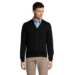 Кардиган на ґудзиках чоловічий SOL'S Golden чорний - 90011312L