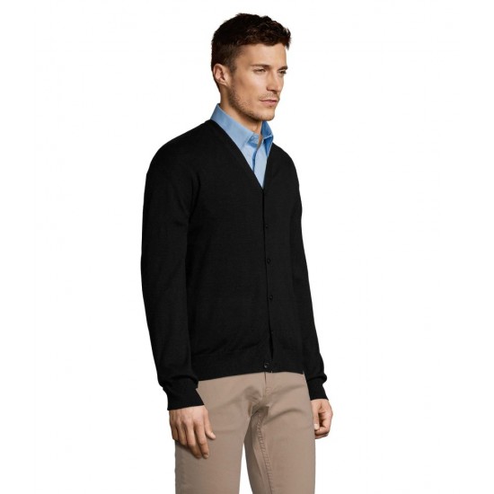 Кардиган на ґудзиках чоловічий SOL'S Golden чорний - 90011312L