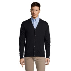 Кардиган на ґудзиках чоловічий SOL'S Golden темно-синій - 90011318XXL