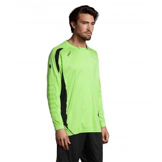 Лонгслів спортивний чоловічий SOL'S Azteca зелене яблуко/чорний - 90208934LXL