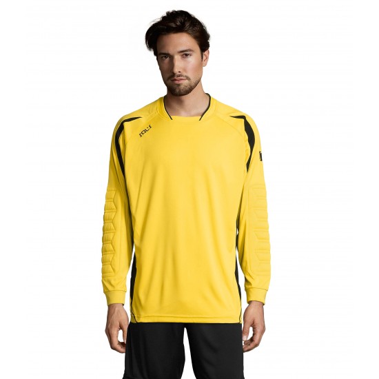Лонгслів спортивний чоловічий SOL'S Azteca лимонний/чорний - 90208944S