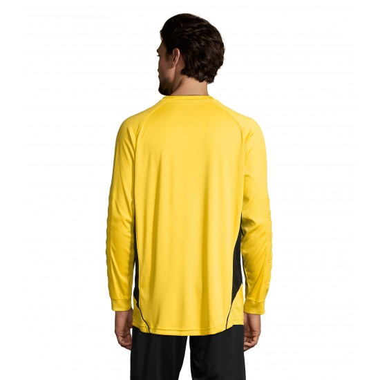 Лонгслів спортивний чоловічий SOL'S Azteca лимонний/чорний - 90208944S