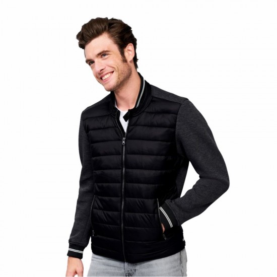 Куртка SOL'S Volcano антрацит меланж/чорний - 01644500XS