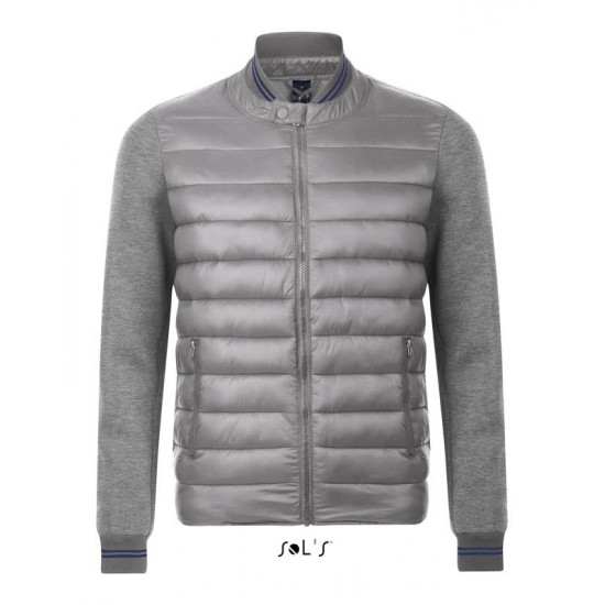 Куртка унісекс SOL'S VOLCANO сірий-меланж/металевий-сірий - 01644501XS