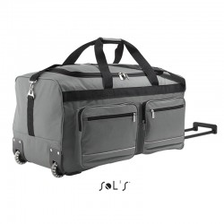 Дорожня сумка на 2 колесах SOL'S Voyager сірий графіт - 71000385TUN
