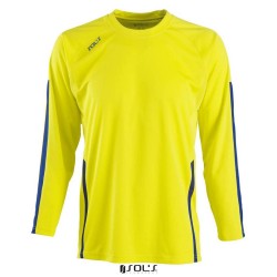 Лонгслів спортивний дитячий SOL'S Wembley LSL лимонний/синій - 902039436A8