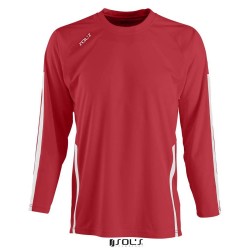 Лонгслів спортивний дитячий SOL'S Wembley LSL червоний/білий - 90203908112