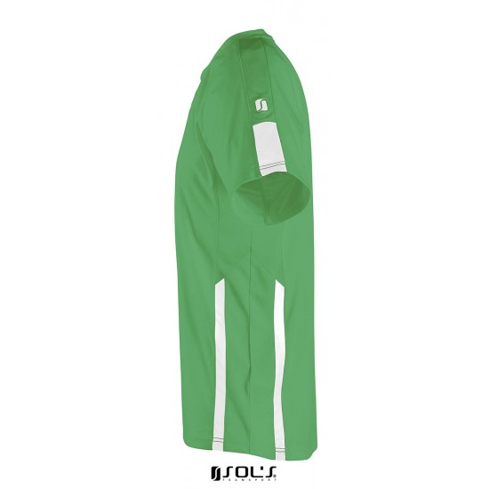 Футболка спортивна дитяча SOL'S Wembley SSL насичений зелений/білий - 902029336A8