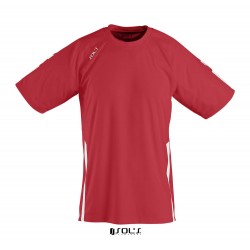 Футболка спортивна дитяча SOL'S Wembley SSL червоний/білий - 90202908112