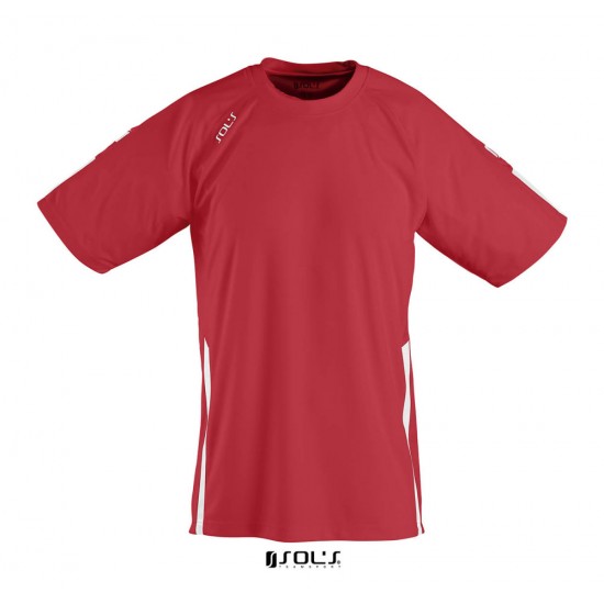 Футболка спортивна дитяча SOL'S Wembley SSL червоний/білий - 902029086A8