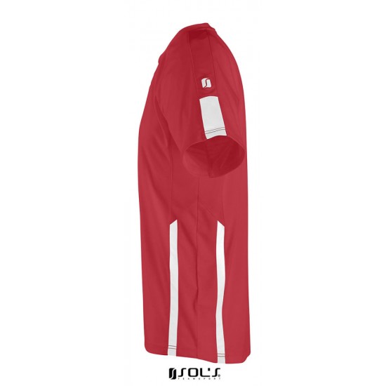 Футболка спортивна дитяча SOL'S Wembley SSL червоний/білий - 902029086A8