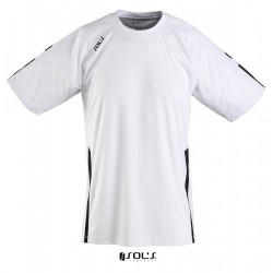 Футболка спортивна дитяча SOL'S Wembley SSL білий/чорний - 902029066A8