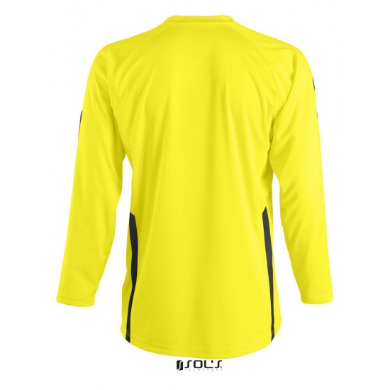 Лонгслів спортивний SOL'S Wembley LSL лимонний/чорний - 90201944S