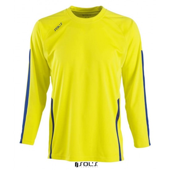 Лонгслів спортивний SOL'S Wembley LSL лимонний/синій - 90201943M