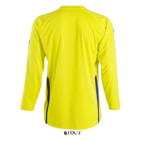 Лонгслів спортивний SOL'S Wembley LSL лимонний/синій - 90201943M