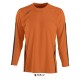 Лонгслів спортивний SOL'S Wembley LSL помаранчевий/чорний - 90201938M