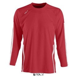 Лонгслів спортивний SOL'S Wembley LSL червоний/білий - 90201908XXL