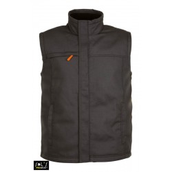Жилет робочий SOL'S Worker Pro темно-сірий - 01568384M Жилет робочий SOL'S Worker Pro темно-сірий - 01568384M