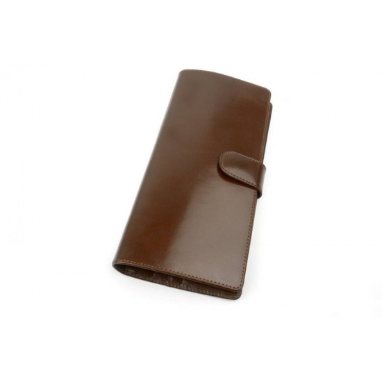 Тревел-кейс шкіряний Stefania коричневий - 018W-DF-87