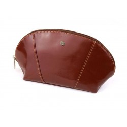 Косметичка шкіряна Stefania коньячний - 029K-DW-87 Косметичка шкіряна Stefania коньячний - 029K-DW-87