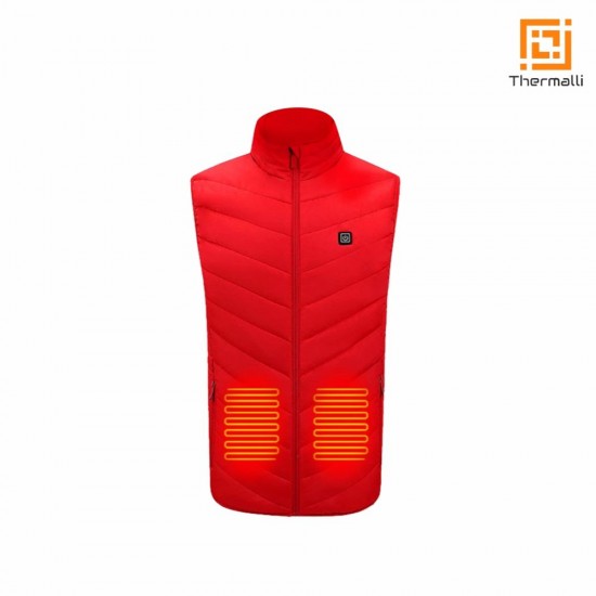 Жилет з підігрівом Thermalli Val Cenis червоний - 10100105-023XL