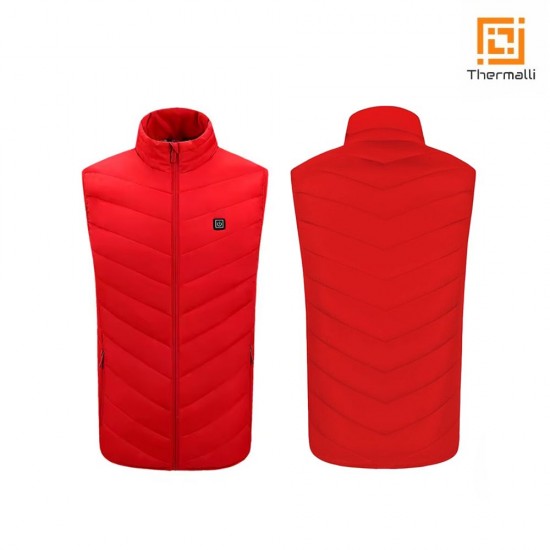 Жилет з підігрівом Thermalli Val Cenis червоний - 10100105-023XL