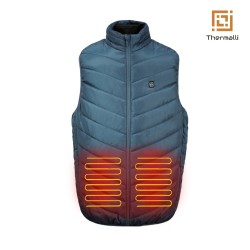 Жилет з підігрівом Thermalli Val Cenis синій - 10100105-44XXL