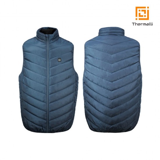Жилет з підігрівом Thermalli Val Cenis синій - 10100105-44XXL