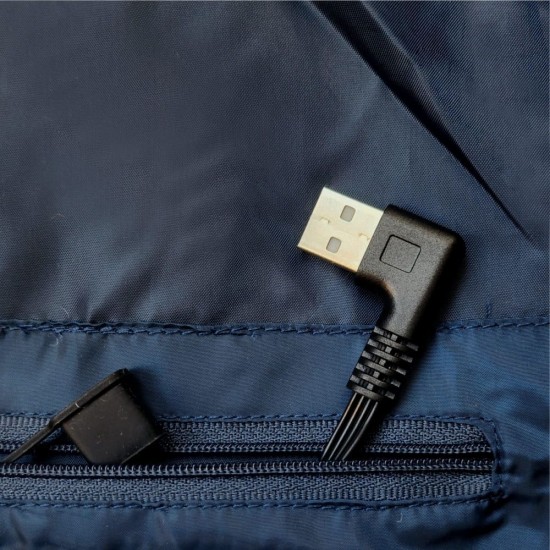 Жилет з підігрівом Thermalli Val Cenis синій - 10100105-44XXL