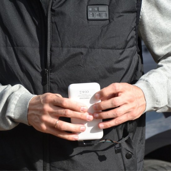 Жилет з підігрівом Thermalli Morzine чорний - 10100305-01XL