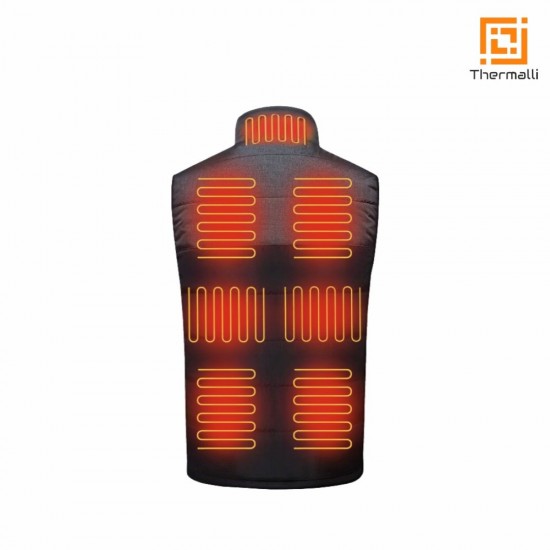 Жилет з підігрівом Thermalli Chatel чорний/сірий - 10100505-01S Жилет з підігрівом Thermalli Chatel чорний/сірий - 10100505-01S