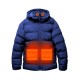 Куртка  з підігрівом Thermalli Everest синій - 10880303L