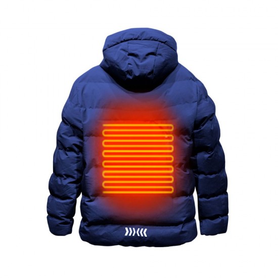 Куртка  з підігрівом Thermalli Everest синій - 10880303XL