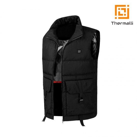 Жилет  з підігрівом Thermalli  Zermatt чорний - 408808012XL