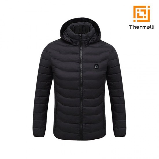 Куртка  з підігрівом Thermalli Cimone чорний - 10880201XL