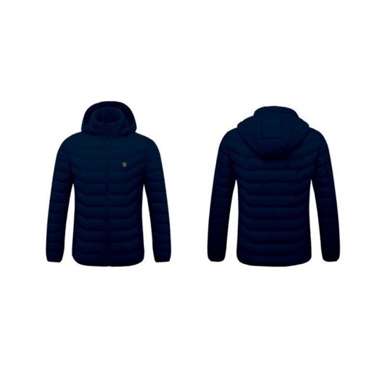Куртка  з підігрівом Thermalli Cimone темно-синій - 10880244S