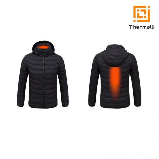 Куртка  з підігрівом Thermalli Chamonix чорний - 10880001S