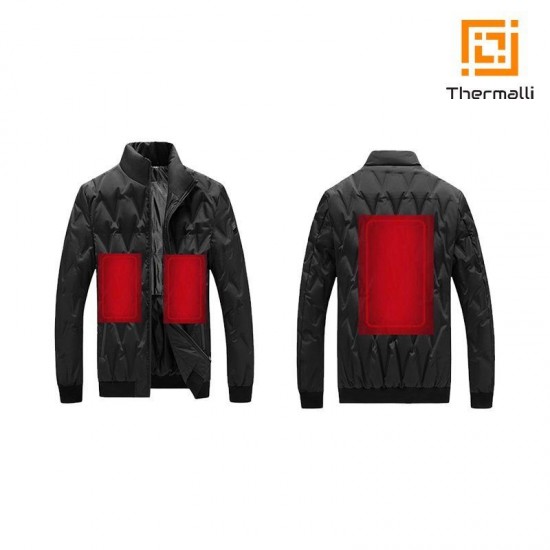 Куртка з підігрівом Thermalli Courchevel чорний - 10881501S