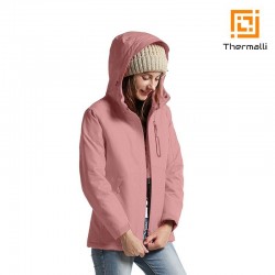 Жіноча куртка з підігрівом Thermalli Pila рожевий - 10882212M