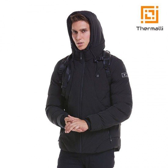 Куртка з підігрівом Thermalli Padola чорний - 10880802M