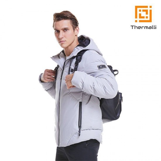 Куртка з підігрівом Thermalli Padola світло-сірий - 10880877L