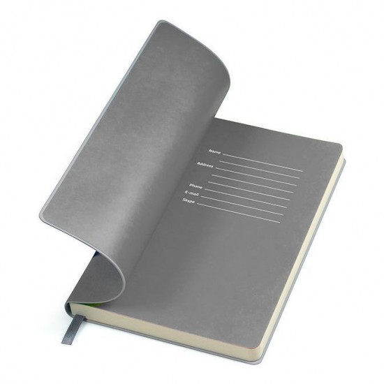 Блокнот в лінію A5 Thinkme Funky, м'яка обкладинка сірий - TM21209/30/30