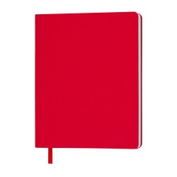 Блокнот CUBI B6, 150х180 мм, м'яка обкладинка, в лінію, 256 сторінок червоний - TM21221/08