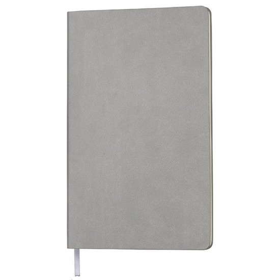 Блокнот в лінію A5 Thinkme Audrey, м'яка обкладинка сірий - TM21222/30