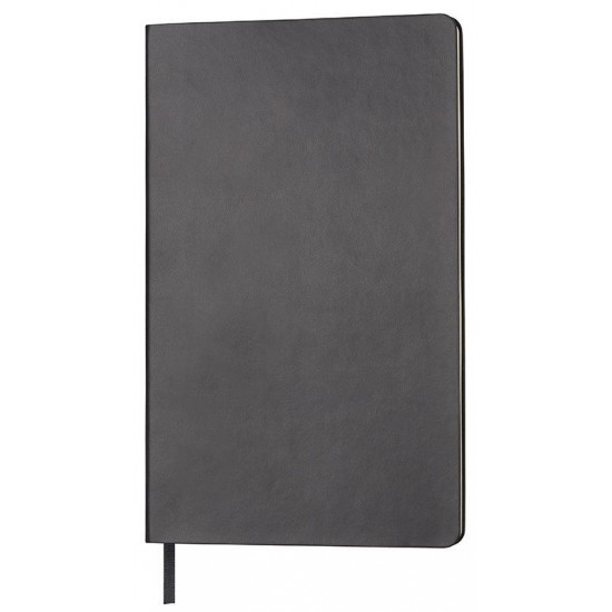 Блокнот в лінію A5 Thinkme Audrey, м'яка обкладинка чорний - TM21222/35