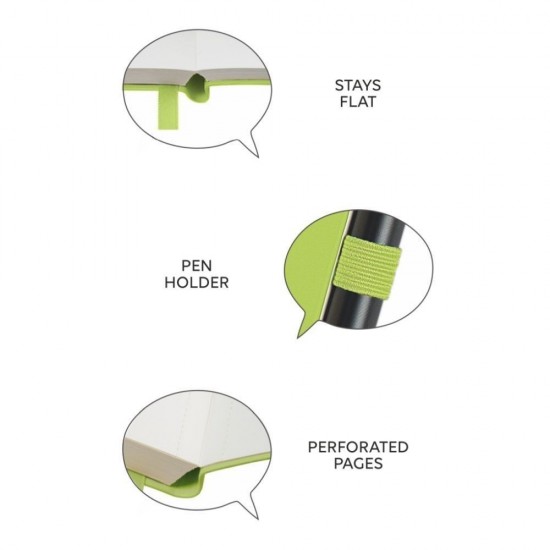 Блокнот в лінію А5 Thinkme Gracy, м'яка обкладинка коричневий - TM21223/33