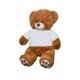 Плюшевий ведмедик коричневий - HE054-16