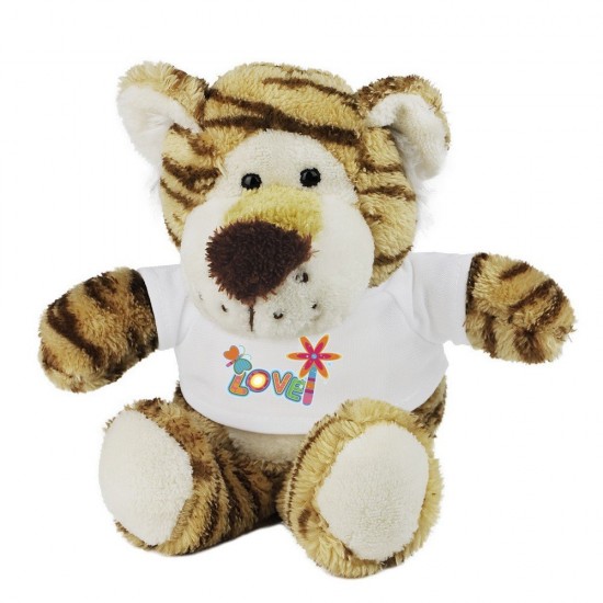 Плюшевий тигр світло-коричневий - HE281-18
