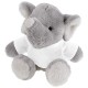 Плюшевий слон сірий - HE284-19
