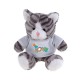 Плюшевий кіт сірий - HE295-19